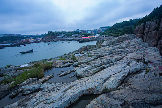 礁石,海面,海浪,红石滩