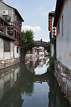 中国江苏周庄,富安桥