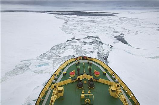 船首,俄罗斯,破冰船,南极
