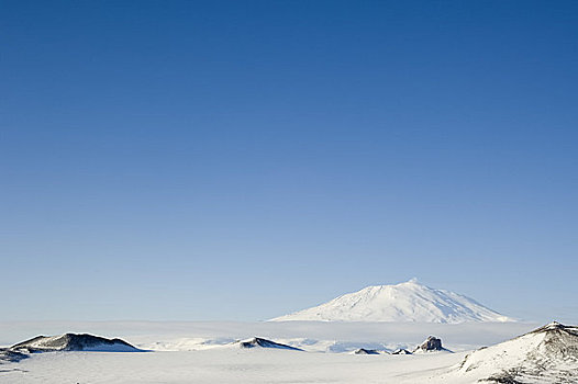 活火山,攀升,岛屿,南极