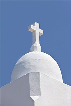 基督教堂,尖顶,特写,凯里尼亚,北方,塞浦路斯,欧洲