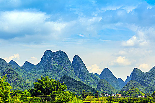 中国广西漓江山水风光