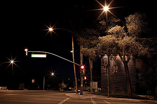夜晚马路背景图图片