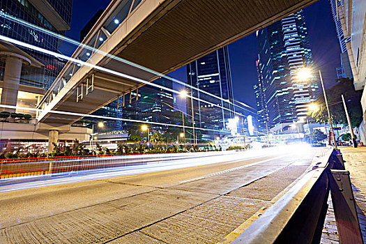 红绿灯,小路,现代,城市街道,香港