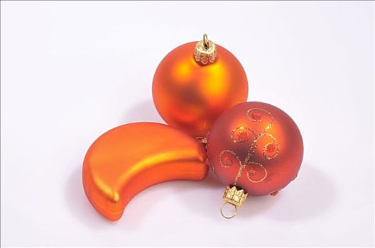 橙色,圣诞装饰