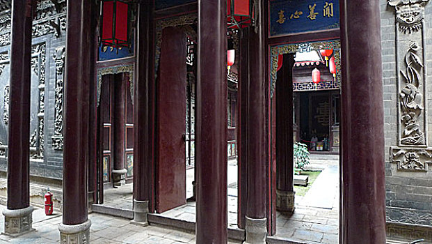 中国,三原周家大院