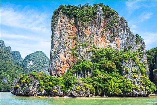 石头,海景,岛屿,泰国,普吉岛