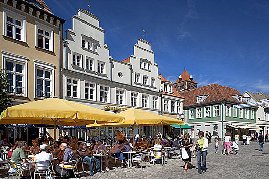 咖啡,市场,广场,德国