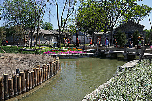 2017年4月26日北京东城区前门护城河,三里河等水系将被重新恢复