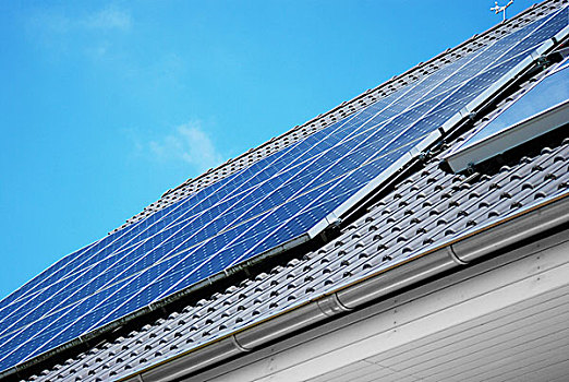 太阳能,光电,屋顶