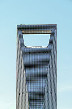 上海环球金融中心建筑特写