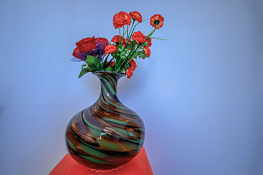 花瓶,花