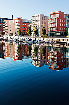 建筑,水,斯德哥尔摩,瑞典