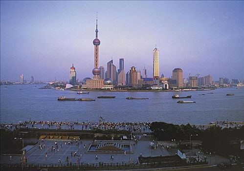 写字楼,黄浦江,上海,中国,亚洲
