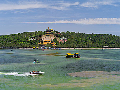 昆明湖,颐和园,北京,中国