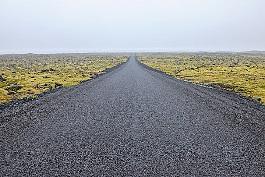 道路,火山地貌,斯奈山半岛,韦斯特兰德,冰岛
