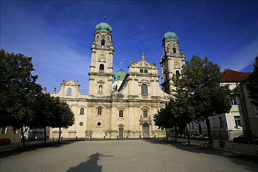 大教堂,帕绍,巴伐利亚,德国,欧洲