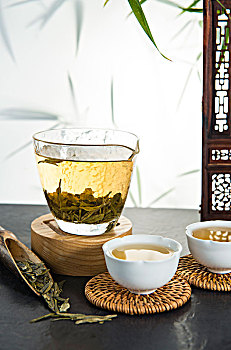 茶道,茶具,茶水,绿茶,龙井