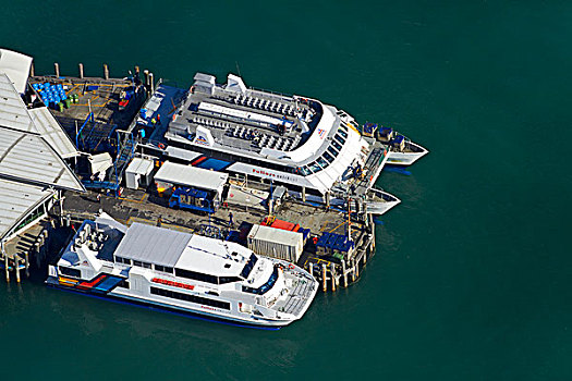 乘客,渡轮,水岸,奥克兰,北岛,新西兰