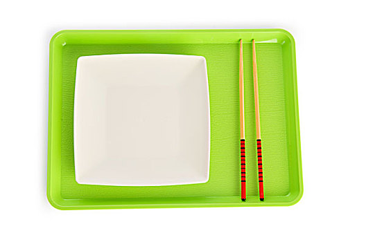 亚洲美食,概念,盘子,筷子