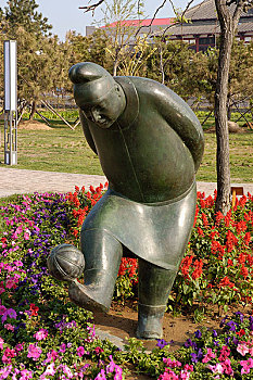 河北北戴河奥林匹克公园雕塑