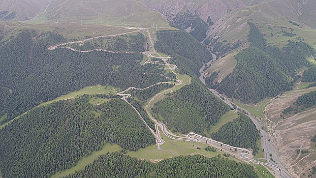 新疆哈密,东天山盘山公路