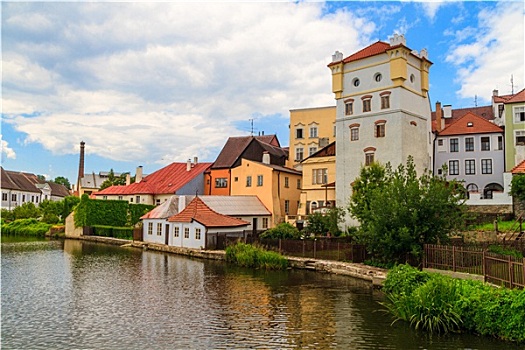 风景,城镇,捷克共和国