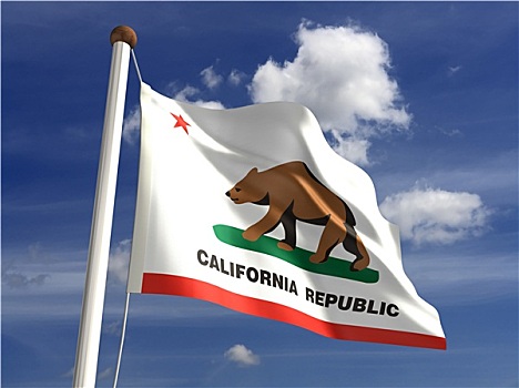 加利福尼亚,旗帜