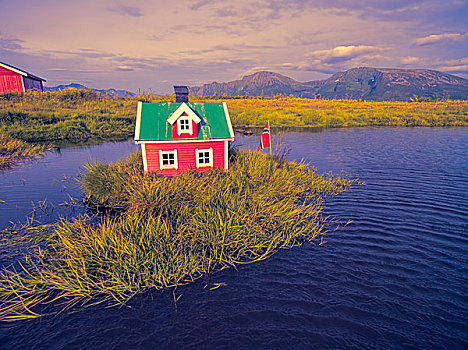 斯堪的纳维亚,房子,岛屿