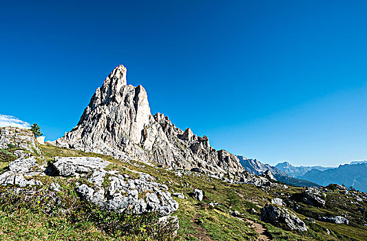 顶峰,徒步旅行,白云岩,南蒂罗尔,特兰提诺阿尔托阿迪杰,意大利,欧洲