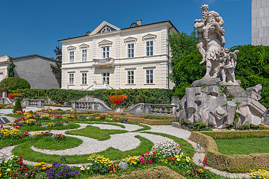 雕塑,儿子,燃烧,特洛伊,米拉贝尔,宫殿,米拉贝尔花园,花园,萨尔茨堡,奥地利