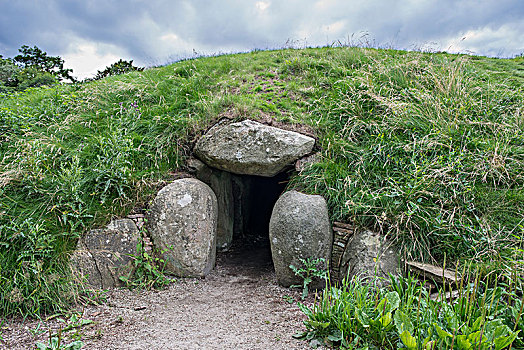 巨石墓,新石器时代,岁月,瑞典,欧洲