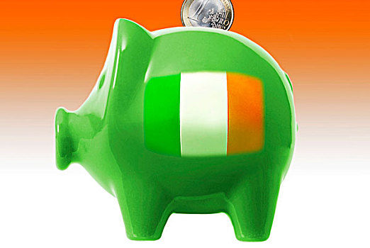 小猪,旗帜,爱尔兰,象征,图像,联邦,赤字