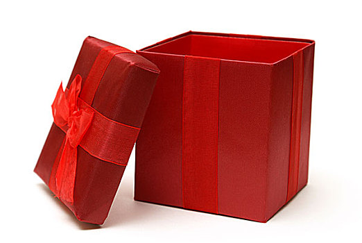 红色,礼盒