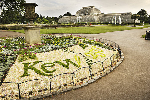 英格兰,伦敦,基尤花园,周年纪念,花