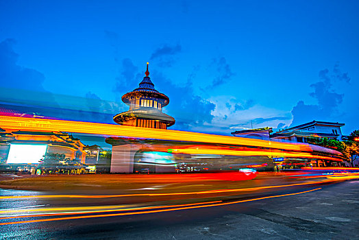 扬州文昌阁夜景