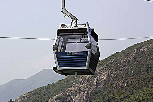 缆车,大屿山,香港