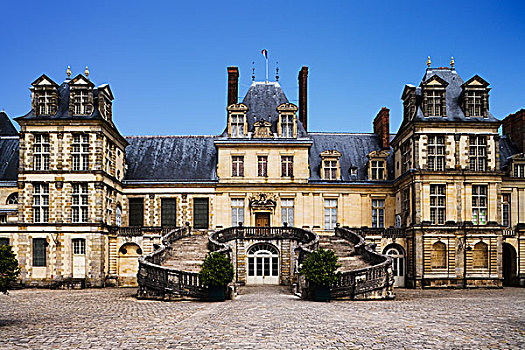 建筑,宫殿,枫丹白露,塞纳与马恩省,法兰西岛,法国