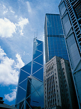 香港回归十周年图片展览中环建筑