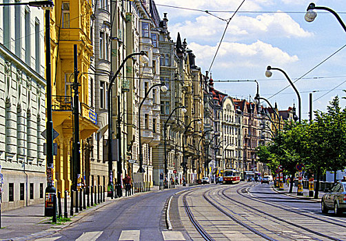 街道,布拉格,捷克共和国
