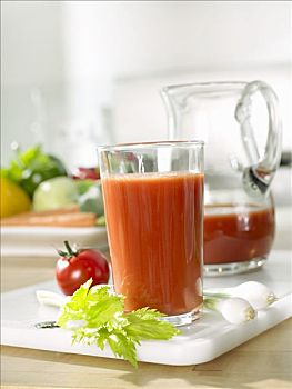 番茄汁,清新,西红柿,芹菜