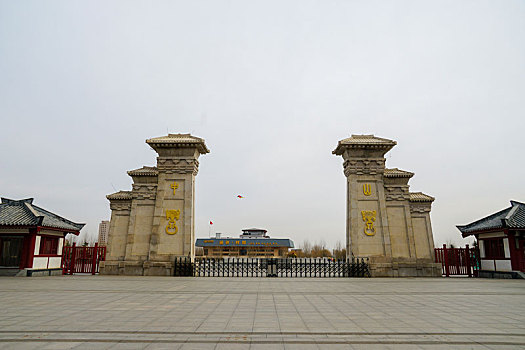 全国文保河北省保定市长信公园满城汉墓