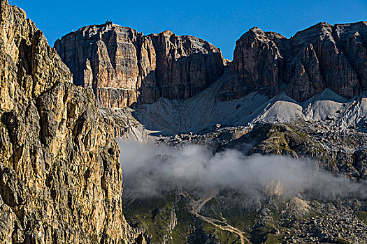 欧洲,意大利,阿尔卑斯山,白云岩,山,风景