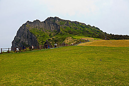 韩国济州岛成山日出峰