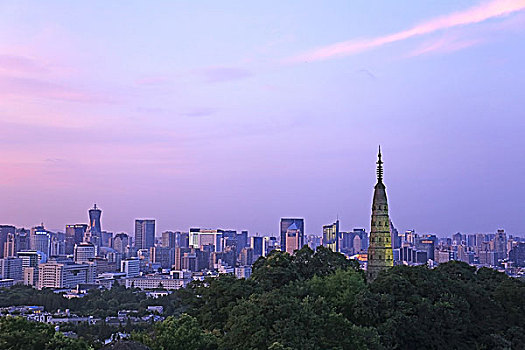 杭州西湖夜景