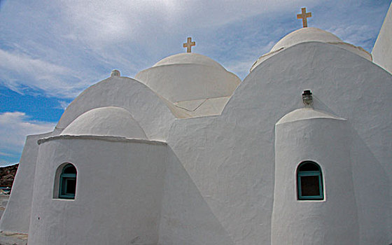 希腊,西弗诺斯岛,生动,开灯,后面,传统,希腊正教