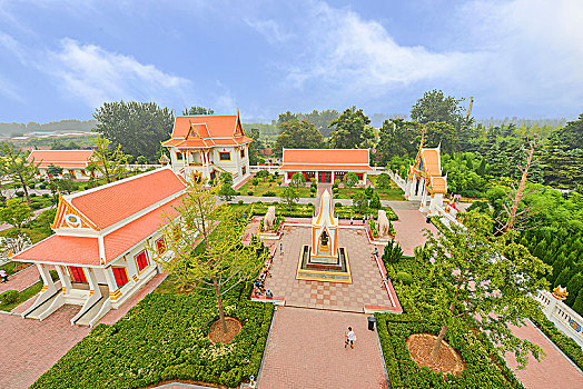 河南洛阳白马寺泰国园建筑景观