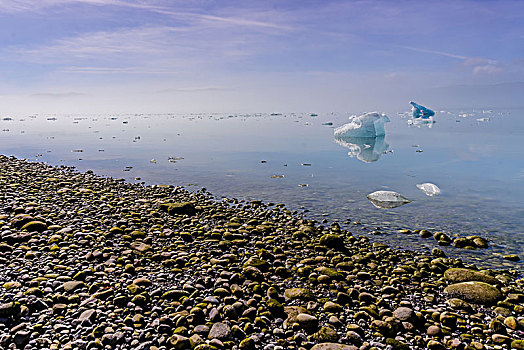 小,冰山,海洋,格陵兰