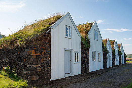 家园,户外,博物馆,北方,冰岛,欧洲