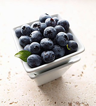 盘子,新鲜,蓝莓